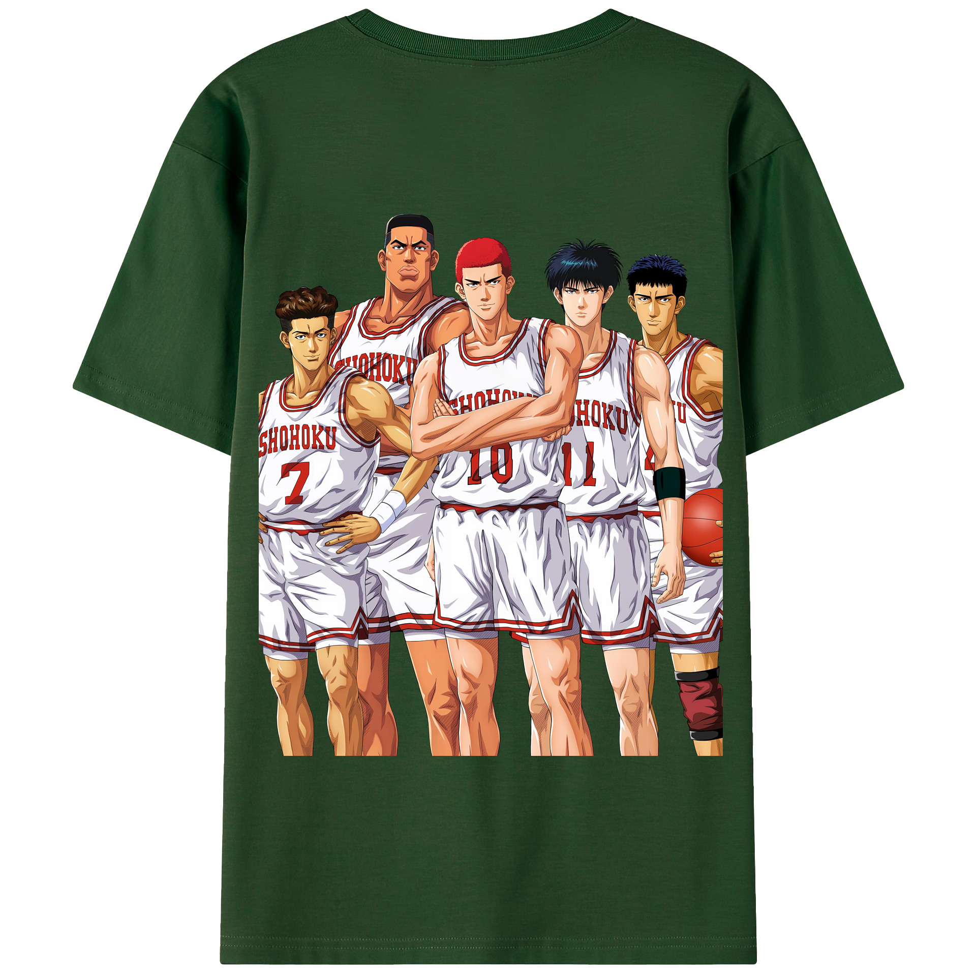 （画像用） SLAM DUNK／スラムダンク 綿100％半袖Tシャツ（背面プリント）